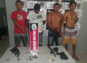 Homens presos na ação são suspeitos de praticarem os crimes de tráfico de drogas e homicídios na região