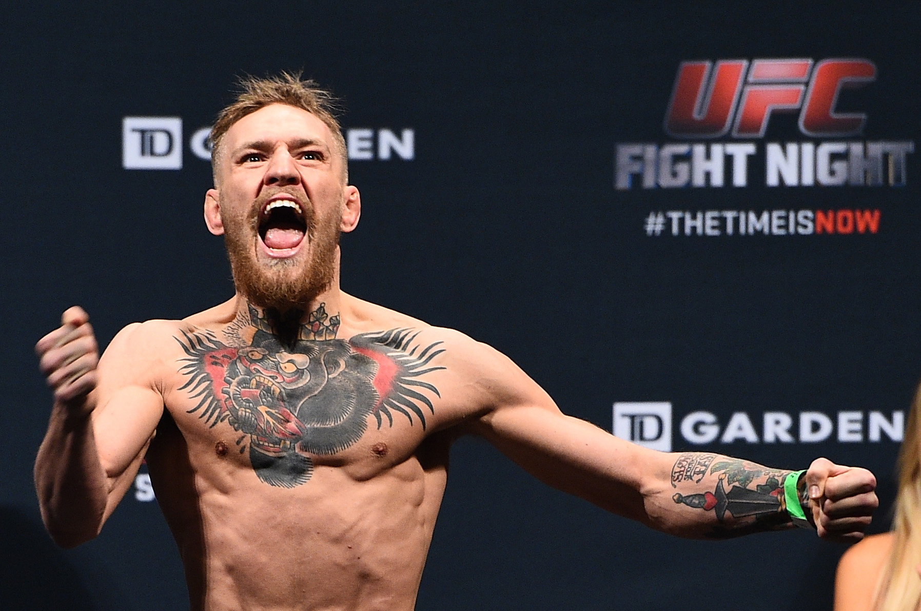 Conor McGregor acredita ser imbatível no UFC: irlandês encara José Aldo no dia 12 de dezembro, em Vegas (Foto: Getty Images)