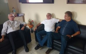 Josa e Beto com dom Lucena