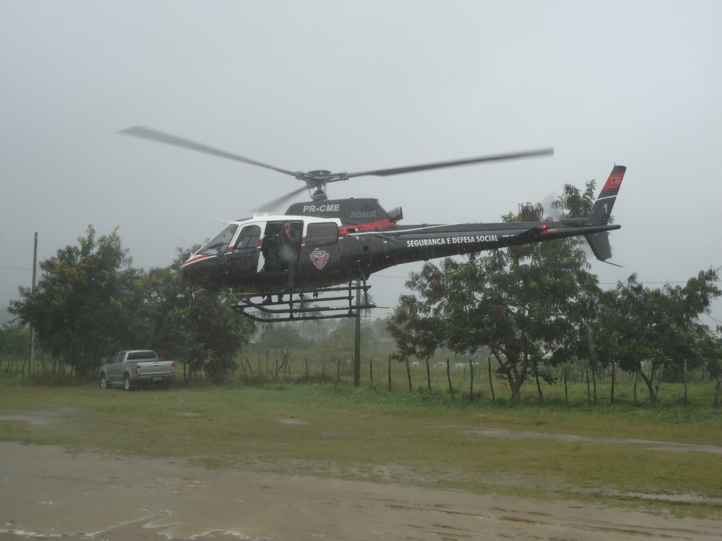 Buscas foram feitas por viaturas e o helicóptero da Seds (Foto: Fabiano Lopes / Manchete PB)