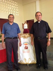 Padre Adauto e o Monsenhor José Nicodemos (Foto: ManchetePB)