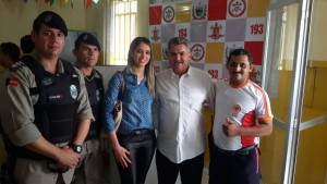 Deputado estadual participou da inauguração