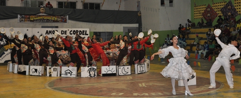 Equipes abordaram diversos temas, dentre eles, o amor de cordel 