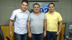 Levi Ramos, Zé do Empenho e Tony Souza (Foto: Tony Souza)
