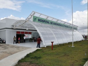 Mãe da mulher morta foi esfaqueada e levada para o Hospital de Trauma de Campina Grande (Foto: Divulgação)