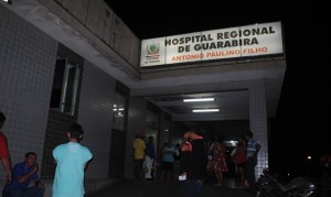 Vítima foi levada para o Hospital Regional
