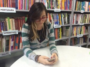 A estudante da rede pública do DF, Sabrina Caixeta (Foto: Sabrina Caixeta/Arquivo Pessoal)