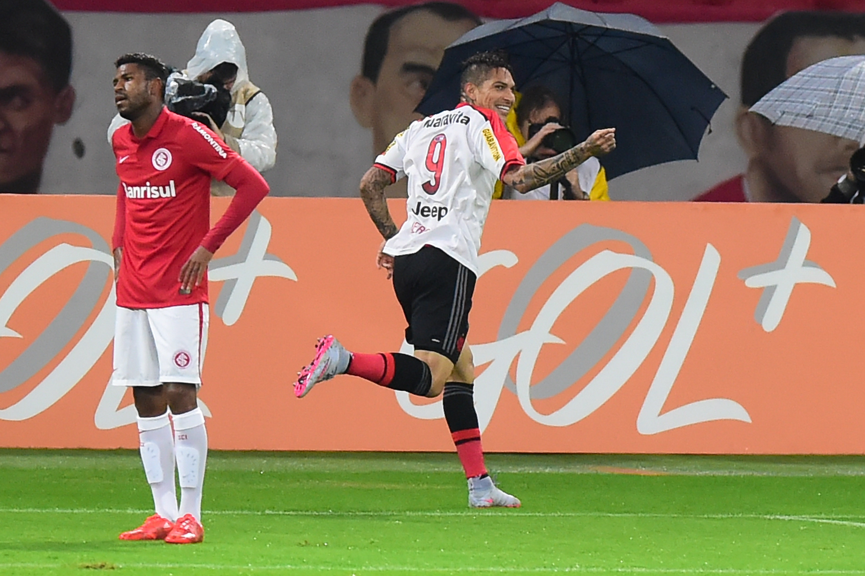 Guerrero durante jogo contra o Inter