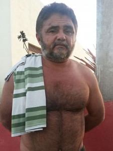 Ivamar Paiva Barreto foi preso na praia de Muriú, litoral Norte potiguar (Foto: Divulgação/Polícia Civil)