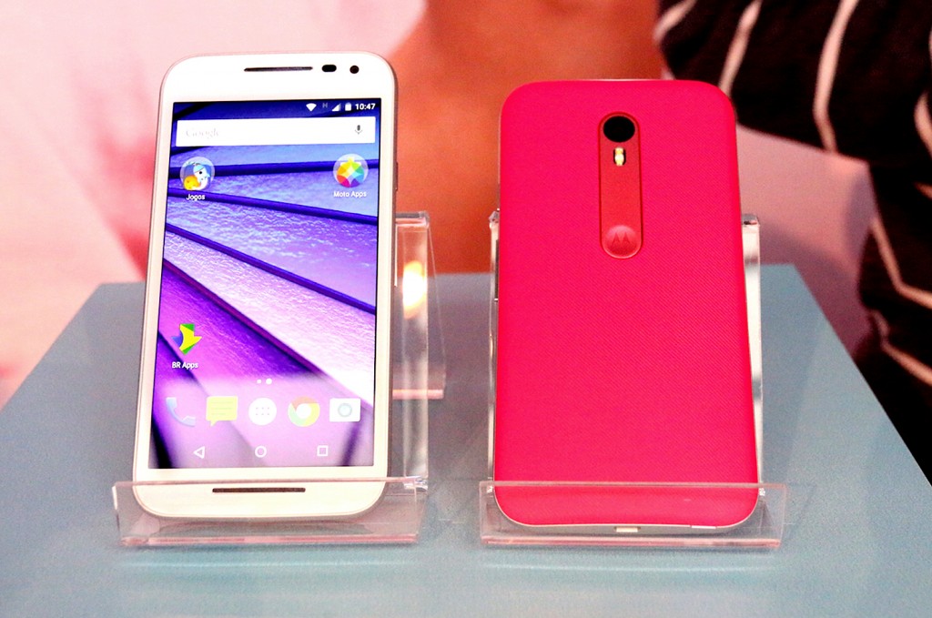 Novo Moto G é apresentado em evento global (Foto: Nicolly Vimercate)