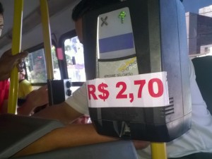 Nova tarifa, de R$ 2,70, foi homologada pela prefeitura na sexta-feira (10) (Foto: Diogo Almeida)