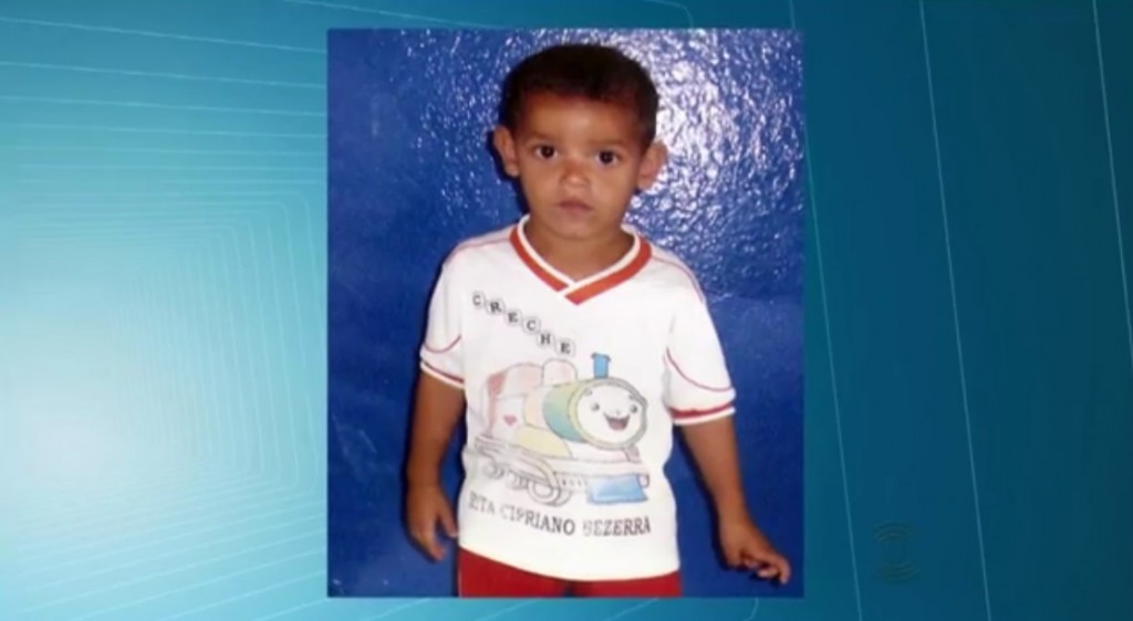 Corpo da criança foi encontrado mutilado (Foto: Reprodução/TV Paraíba)