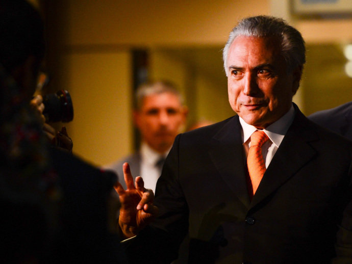 Vice-presidente Michel Temer, em Brasília
