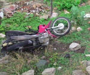 Vítima trafegava em uma moto e acabou colidindo em um veículo Foto: Diário do Sertão)