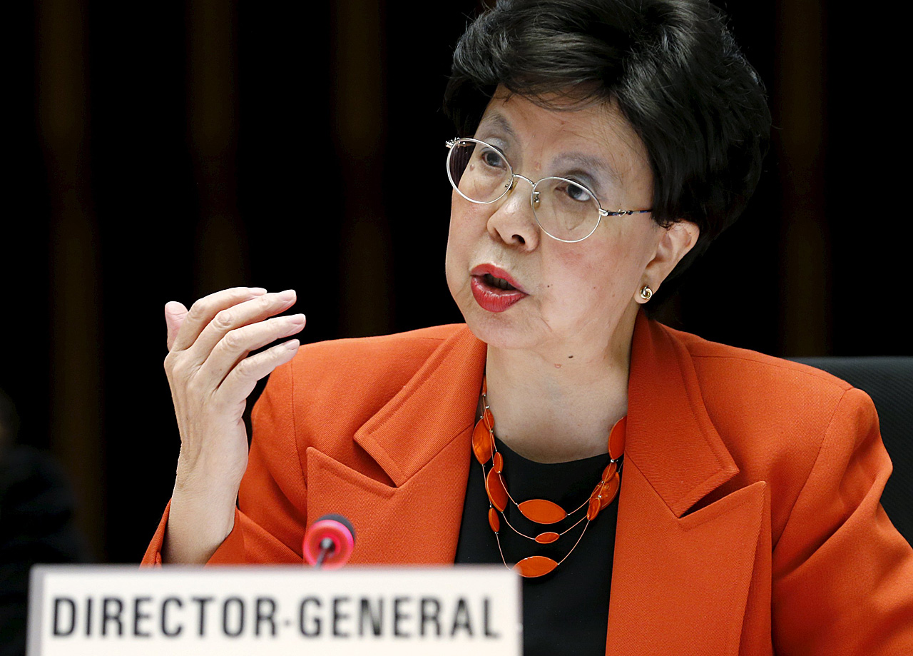 A diretora -geral da OMS (Organização Mundial da Saúde), em Genebra (Foto: Denis Balibouse/Reuters)
