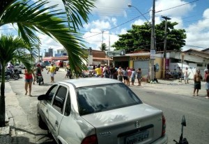Homicídio aconteceu no Padre Zé, em João Pessoa (Foto: Reprodução/WhatsApp)