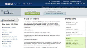 Segunda chamada da primeira edição do Prouni 2016 é divulgada (Foto: Reprodução)
