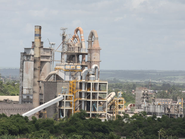 Das seis fábricas que devem fazer parte do Polo Cimenteiro da Paraíba, quatro estão em funcionamento (Foto: Francisco França/Jornal da Paraíba)