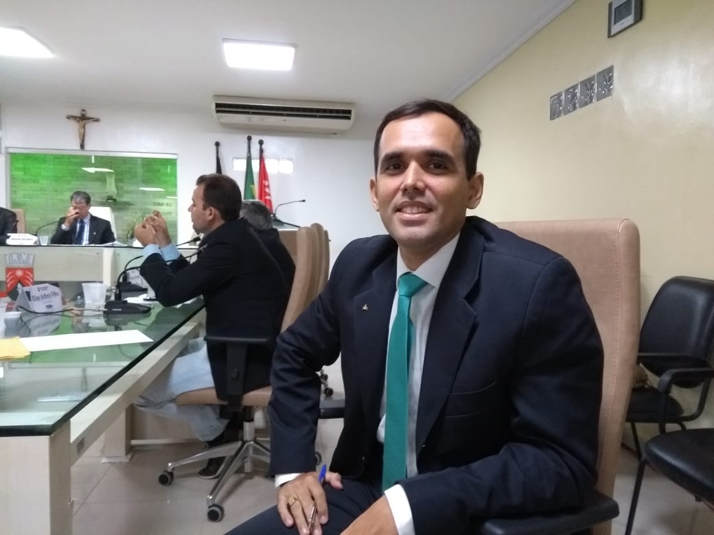 Vereador Leonardo Macena/Câmara Municipal de Guarabira. - Foto: Jota Alves.