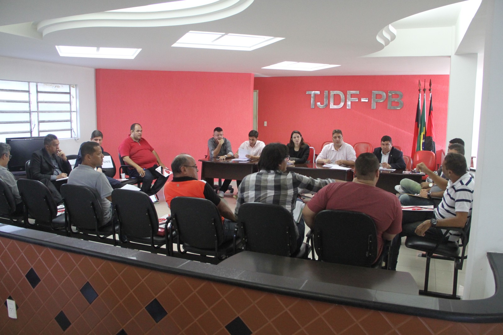 Reunião para discutir a 2ª divisão do Paraibano aconteceu na sede da FPF (Foto: Raniery Soares / CBN)