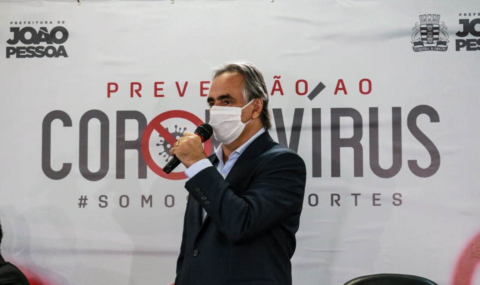 Luciano Cartaxp (PV) prorrogou medidas de isolamento social até 18 de maio em João Pessoa — Foto: Divulgação/Secom-JP