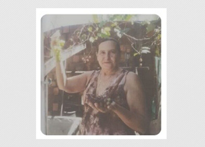 Maria do Carmo foi morta pelo marido por ter tirado foto em um pé de uva durante uma viagem em João Pessoa. Homem foi condenado a 24 anos de prisão. — Foto: Divulgação/MPPB